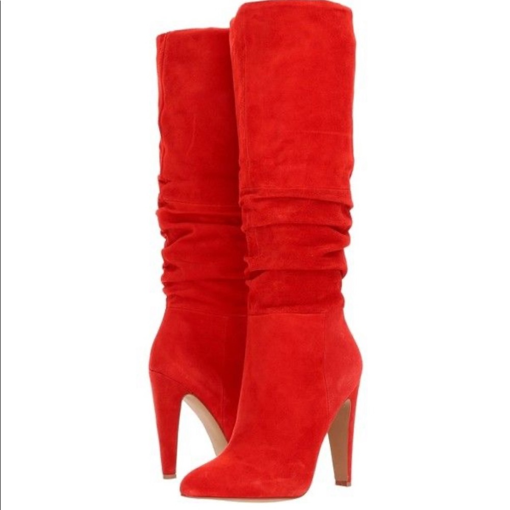 Steve Madden Carrie Red Boots